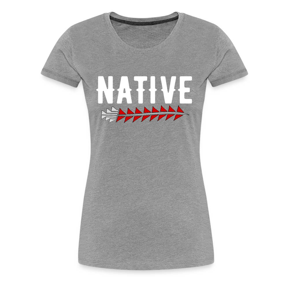Native Sturgeon Women’s Premium T-Shirt - heather gray