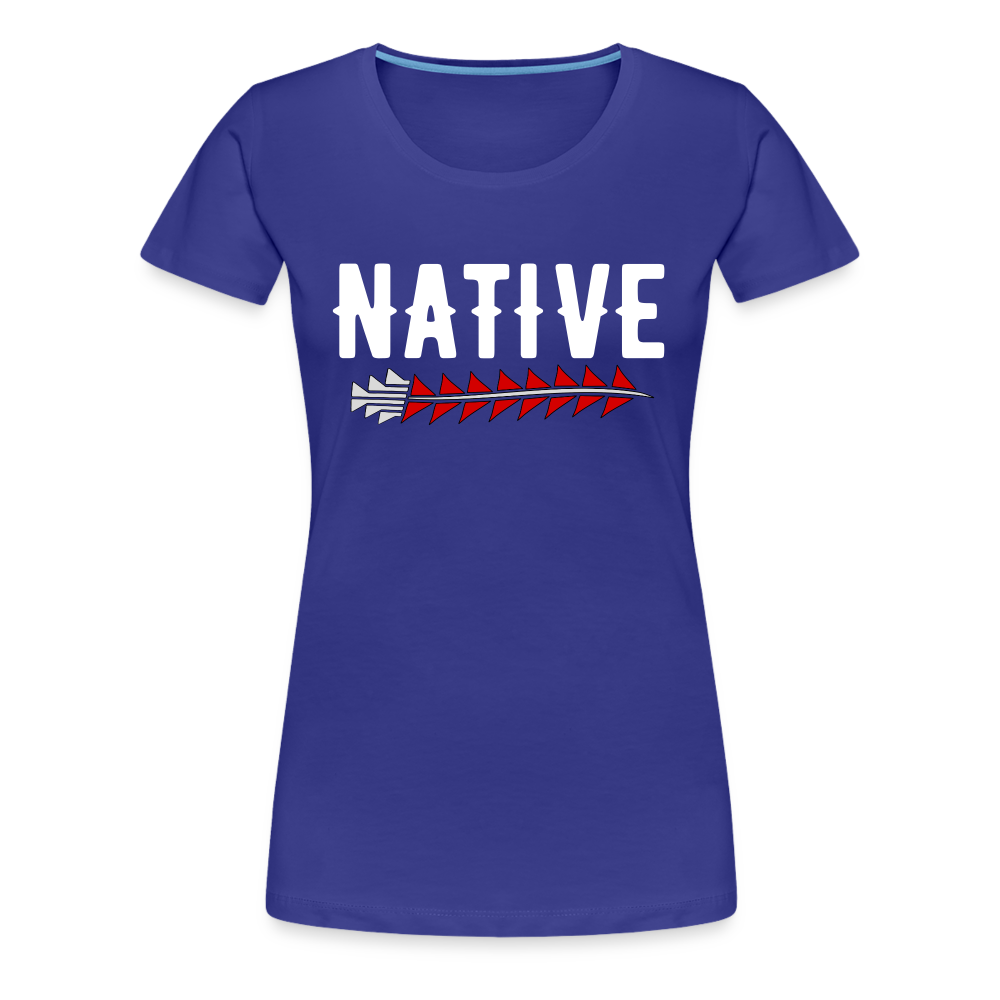Native Sturgeon Women’s Premium T-Shirt - royal blue