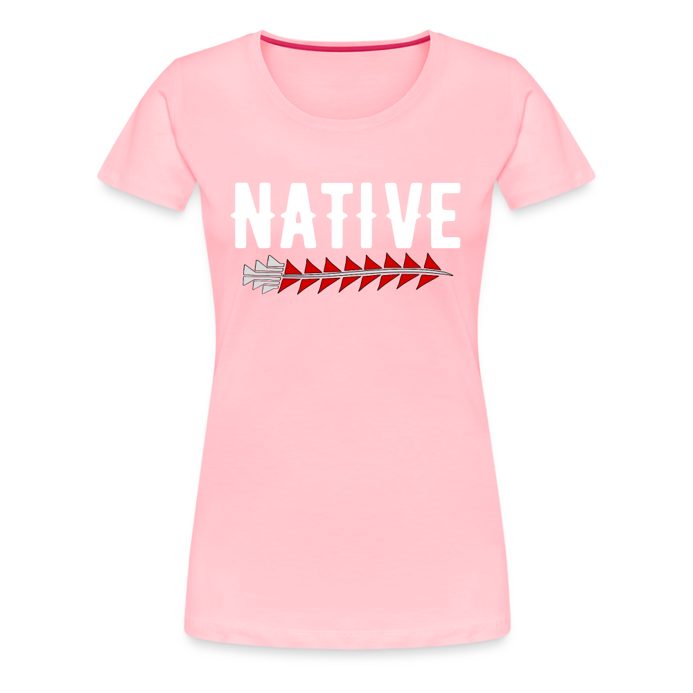 Native Sturgeon Women’s Premium T-Shirt - pink