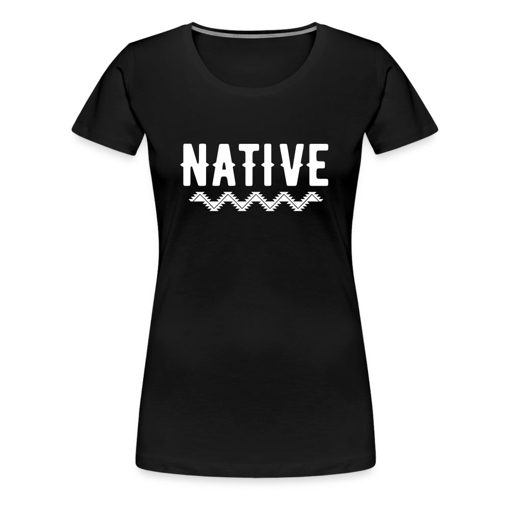 Native Women’s Premium T-Shirt - black