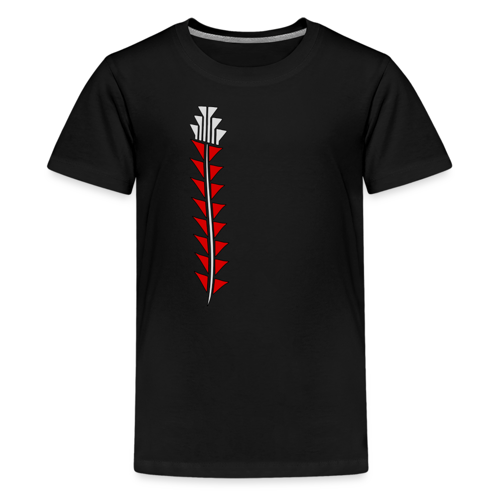 Red Sturgeon Kids' Premium T-Shirt - black