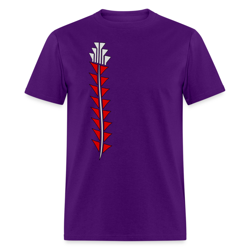 Red Sturgeon Unisex Classic T-Shirt - purple