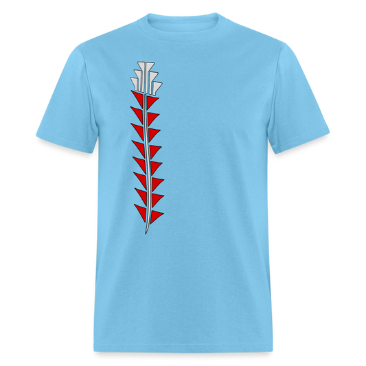 Red Sturgeon Unisex Classic T-Shirt - aquatic blue