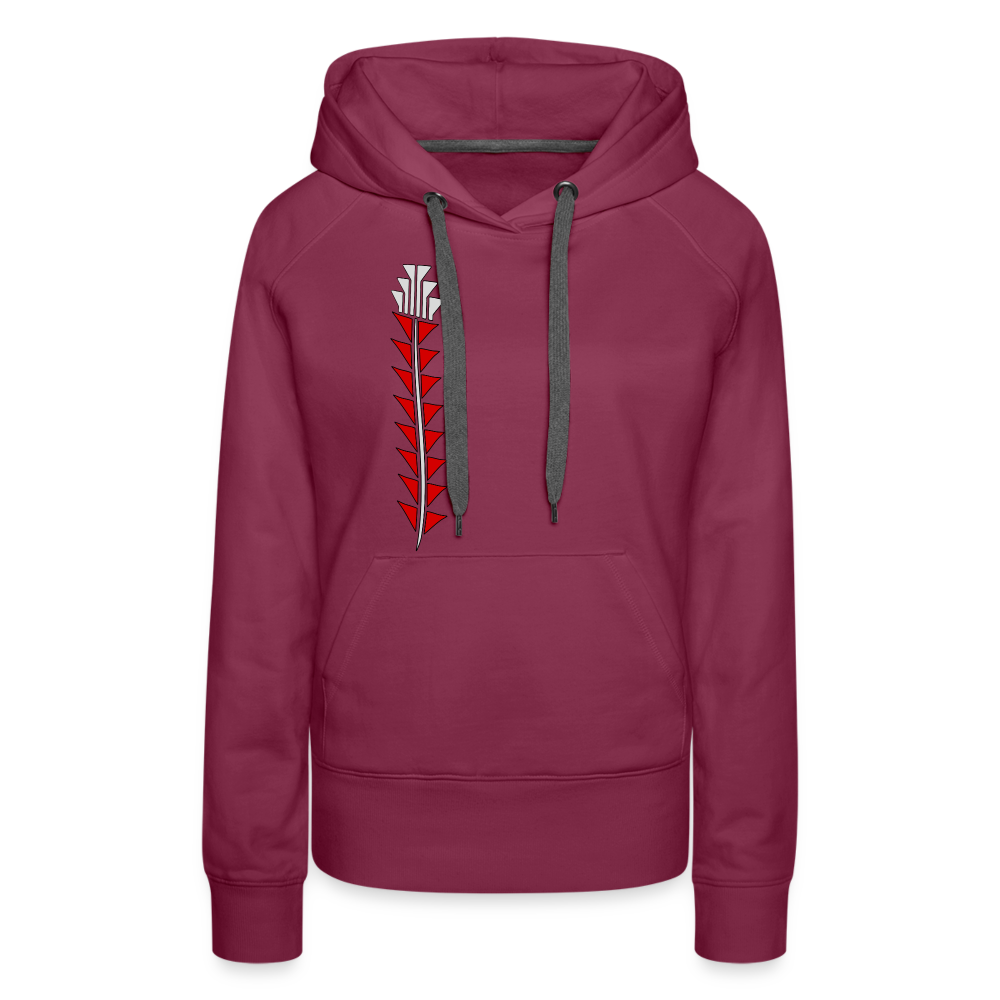 Red Sturgeon Women’s Premium Hoodie - burgundy
