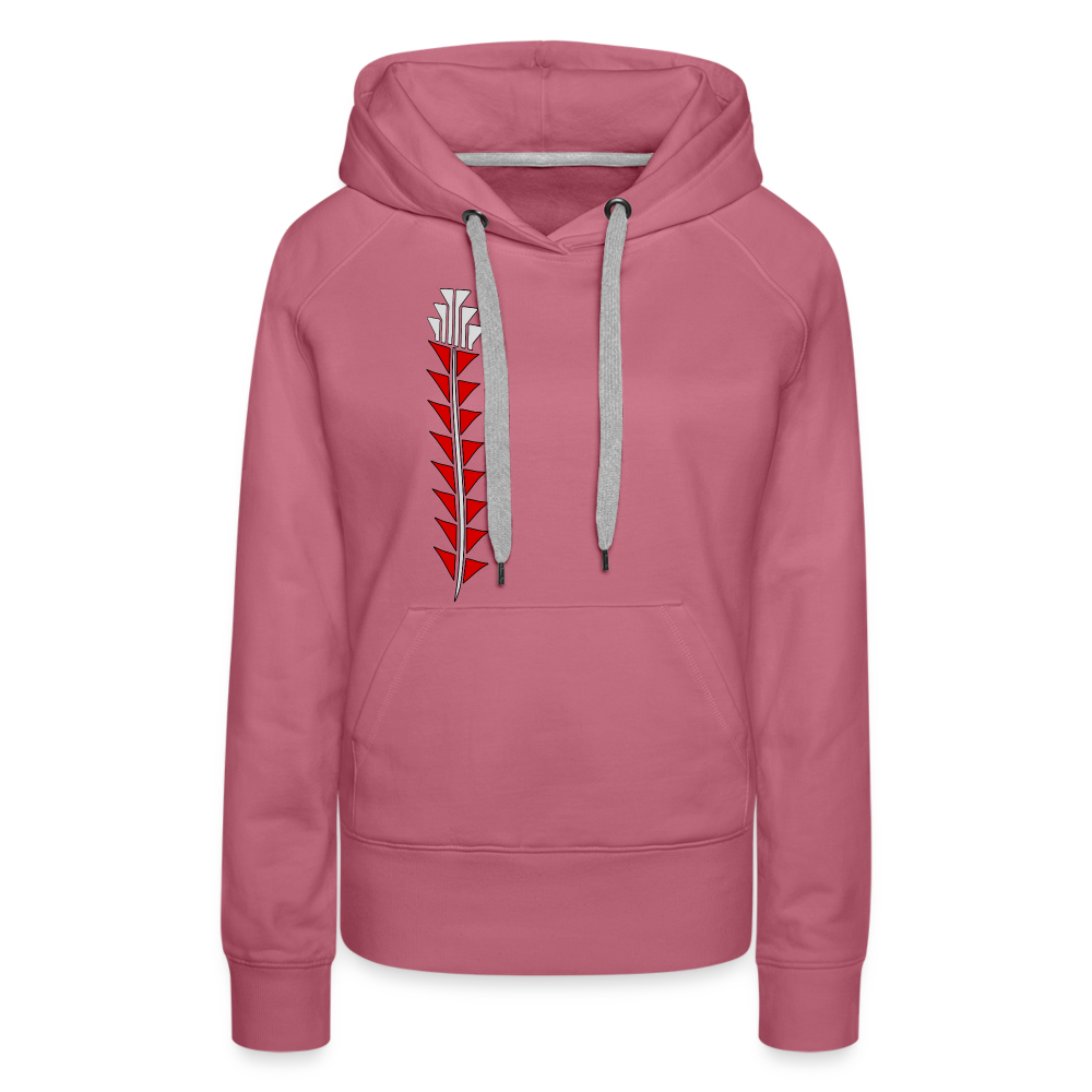 Red Sturgeon Women’s Premium Hoodie - mauve