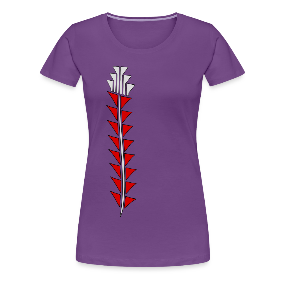 Red Sturgeon Women’s Premium T-Shirt - purple