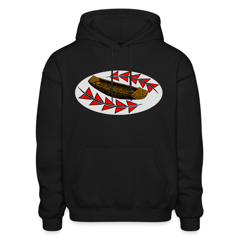 Redwood Canoe Gildan Heavy Blend Adult Hoodie - black