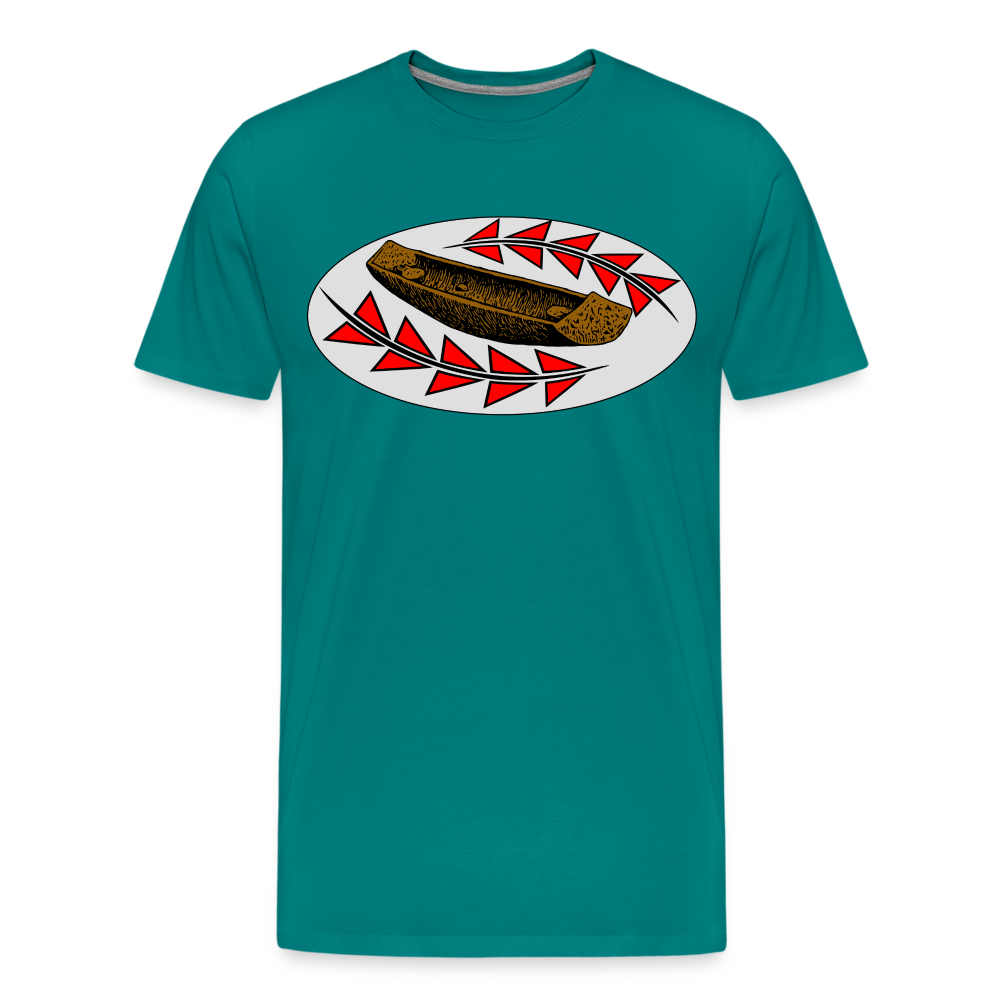 Redwood Canoe Men's Premium T-Shirt - teal