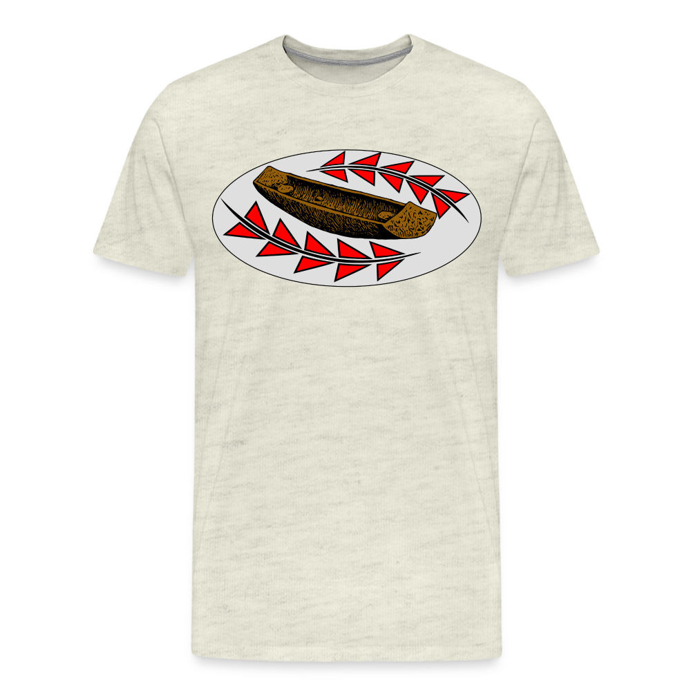 Redwood Canoe Men's Premium T-Shirt - heather oatmeal