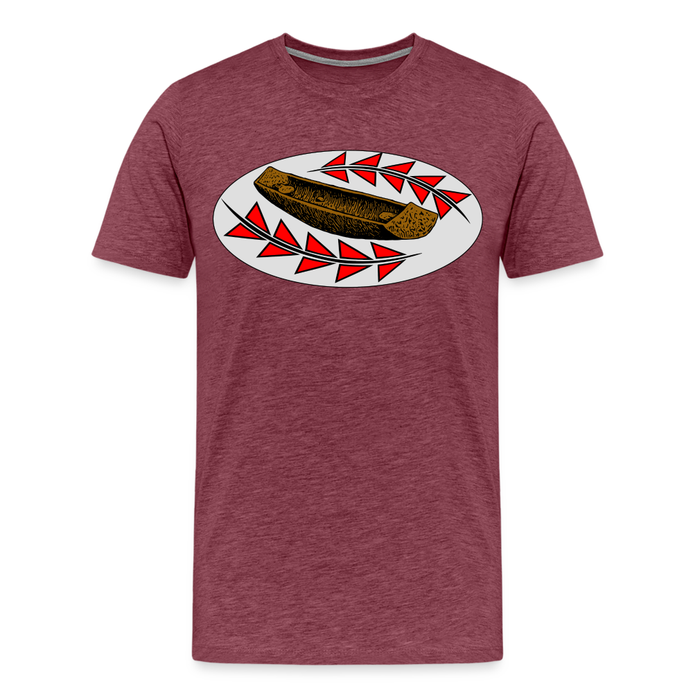 Redwood Canoe Men's Premium T-Shirt - heather burgundy