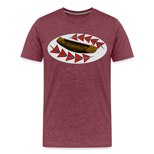 Redwood Canoe Men's Premium T-Shirt - heather burgundy