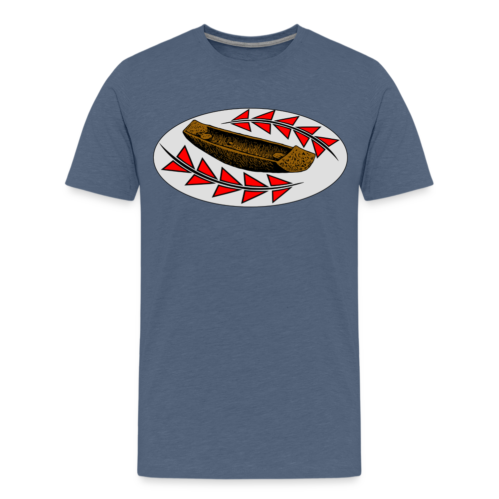 Redwood Canoe Men's Premium T-Shirt - heather blue