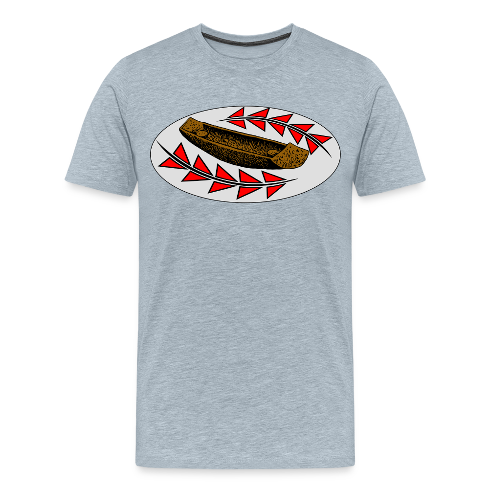 Redwood Canoe Men's Premium T-Shirt - heather ice blue
