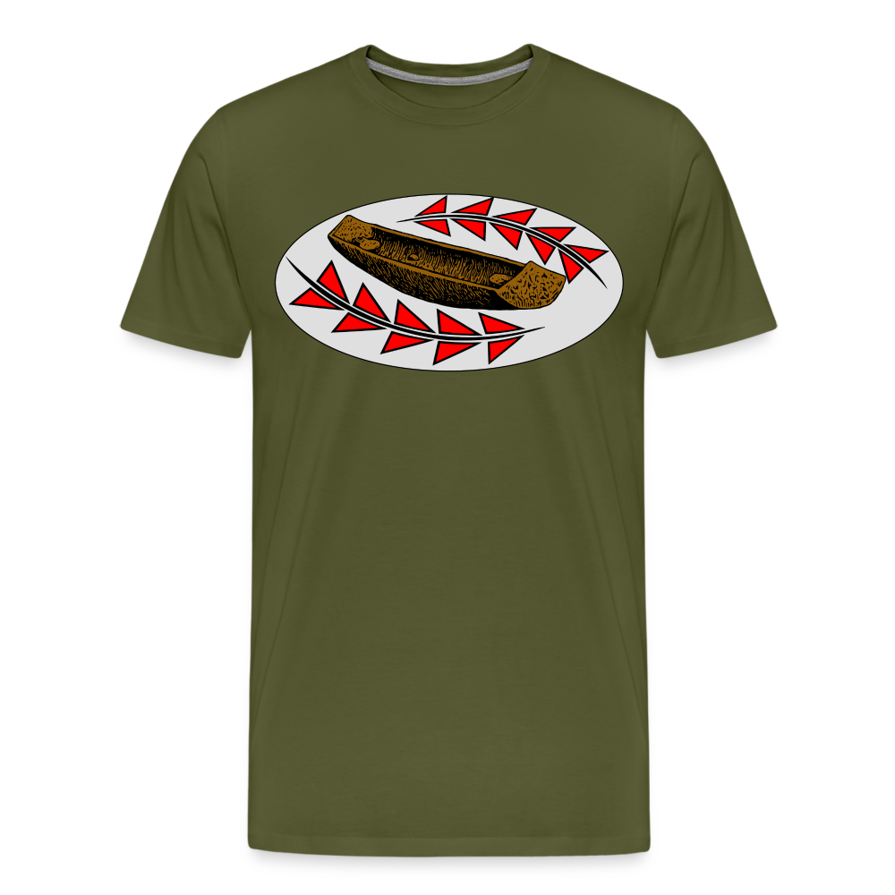 Redwood Canoe Men's Premium T-Shirt - olive green