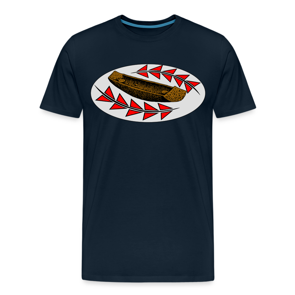 Redwood Canoe Men's Premium T-Shirt - deep navy