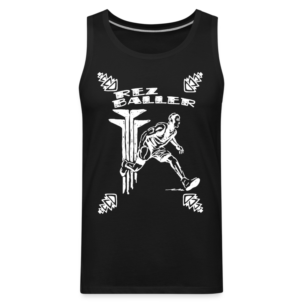 Rez Baller Men’s Premium Tank - black