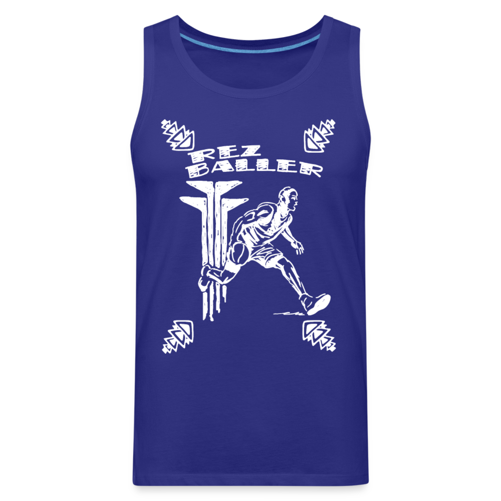 Rez Baller Men’s Premium Tank - royal blue