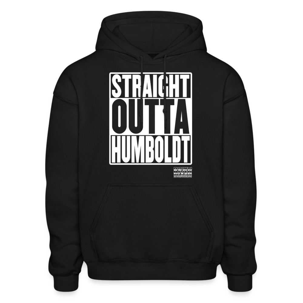 Straight Outta Humboldt Heavy Blend Adult Hoodie - black
