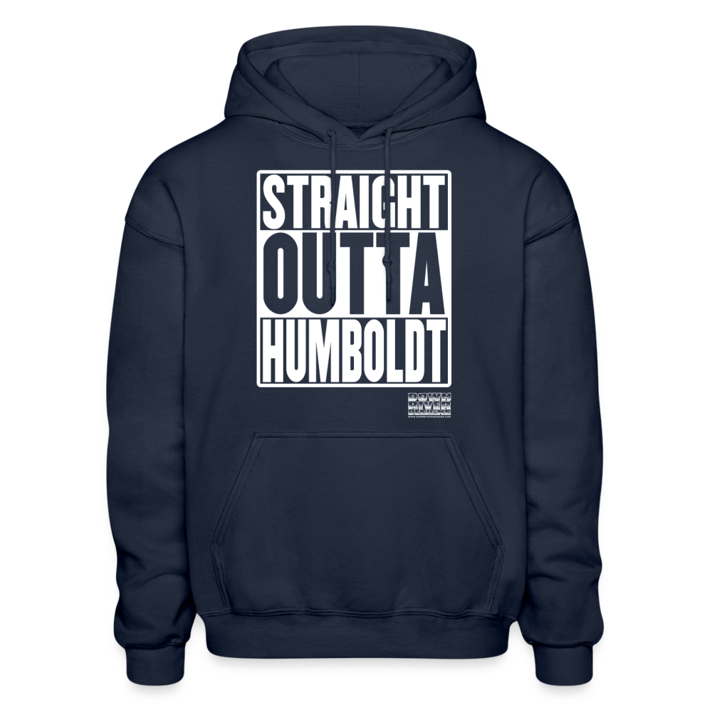 Straight Outta Humboldt Heavy Blend Adult Hoodie - navy