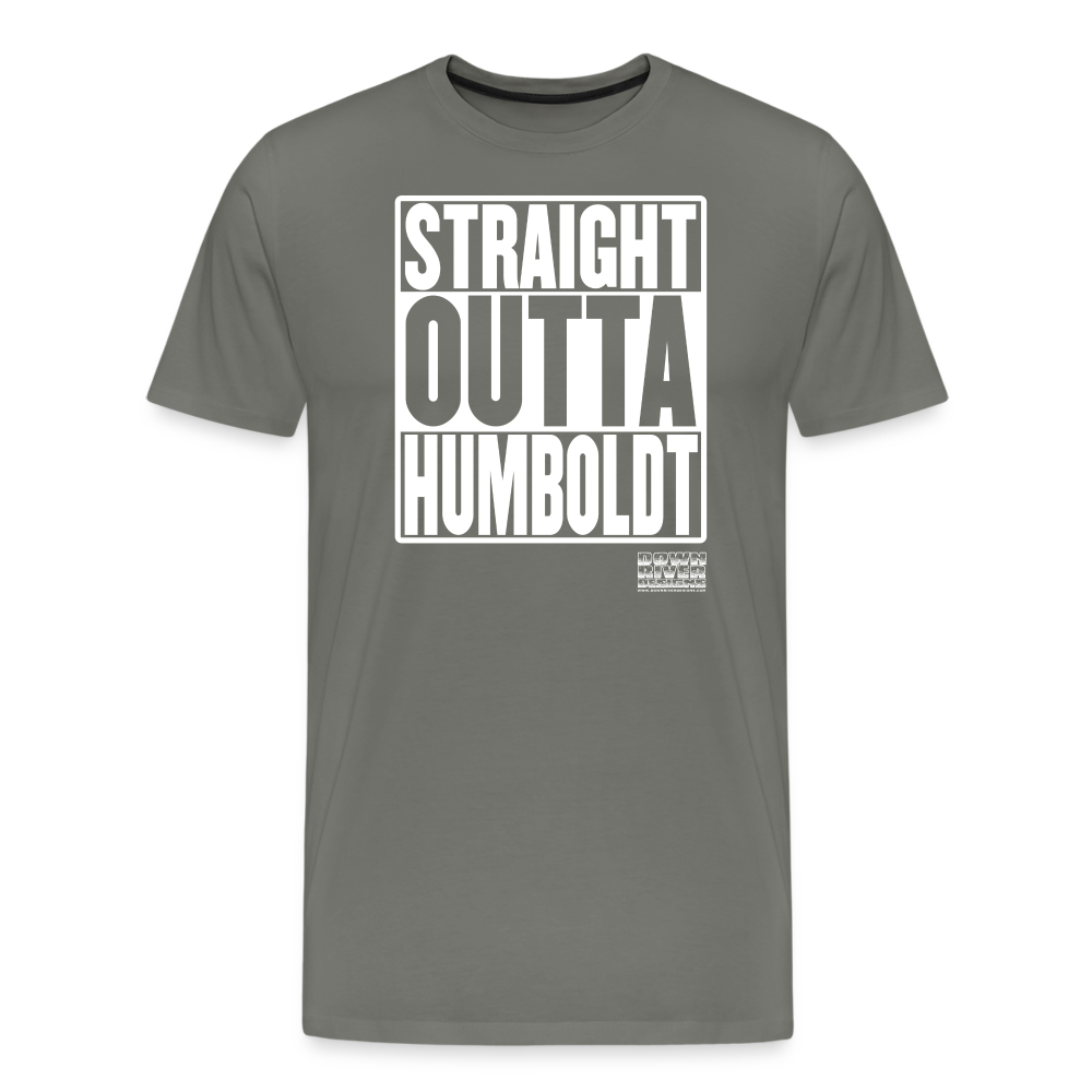 Straight Outta Humboldt Men's Premium T-Shirt - asphalt gray