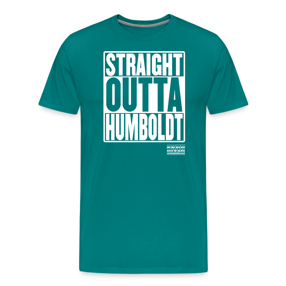Straight Outta Humboldt Men's Premium T-Shirt - teal
