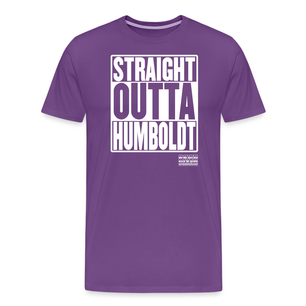 Straight Outta Humboldt Men's Premium T-Shirt - purple