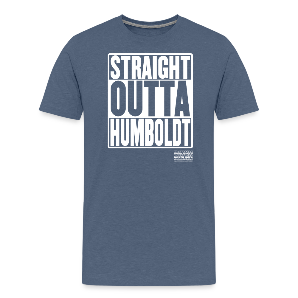 Straight Outta Humboldt Men's Premium T-Shirt - heather blue