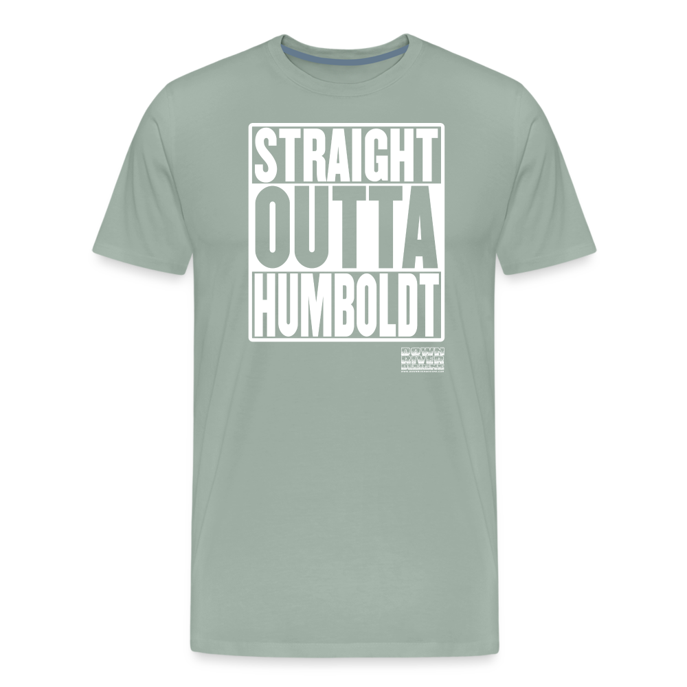 Straight Outta Humboldt Men's Premium T-Shirt - steel green