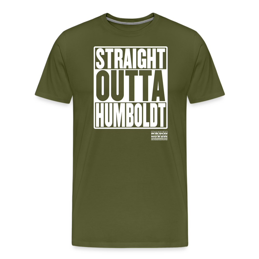 Straight Outta Humboldt Men's Premium T-Shirt - olive green