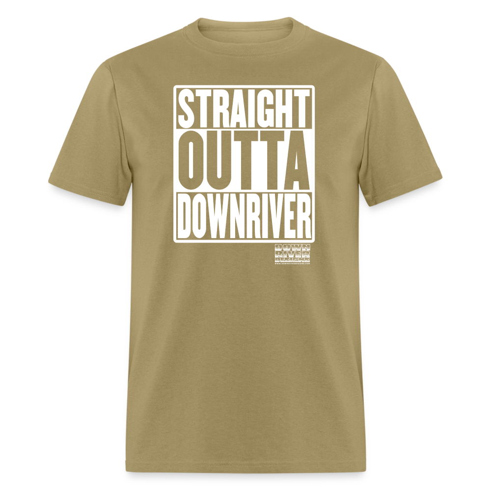 Straight Outta Downriver Unisex Classic T-Shirt - khaki