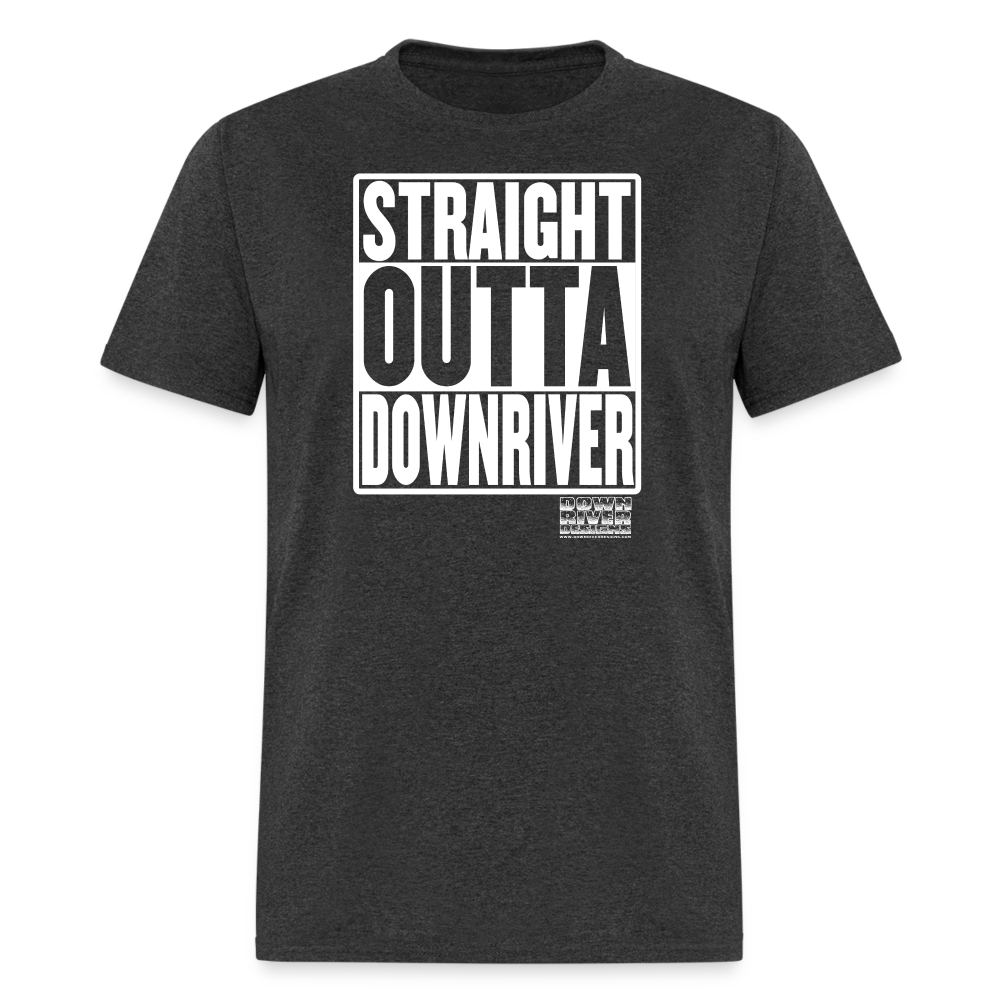 Straight Outta Downriver Unisex Classic T-Shirt - heather black