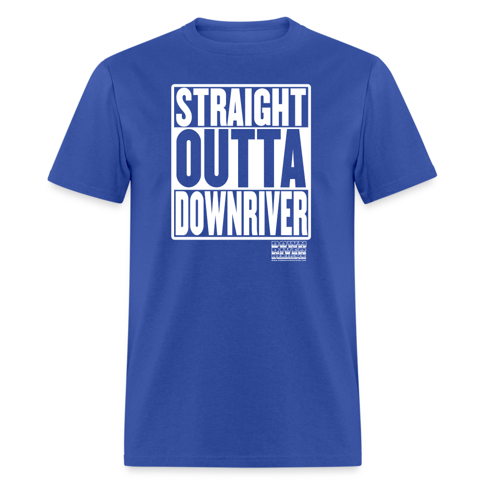 Straight Outta Downriver Unisex Classic T-Shirt - royal blue