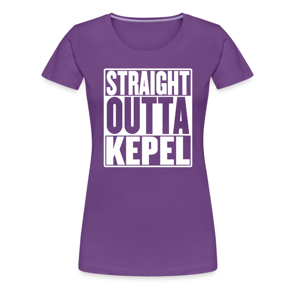 Straight Outta Kepel Women’s Premium T-Shirt - purple