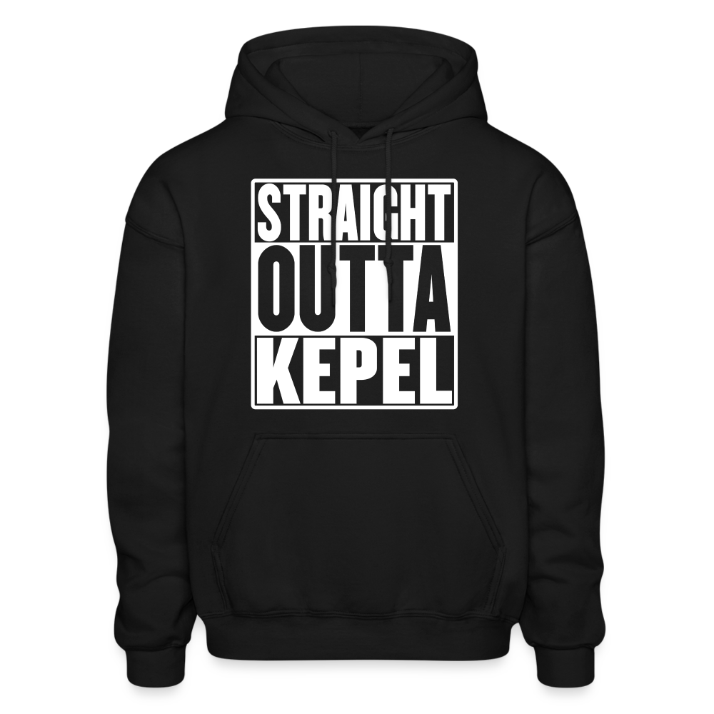 Straight Outta Kepel Heavy Blend Adult Hoodie - black