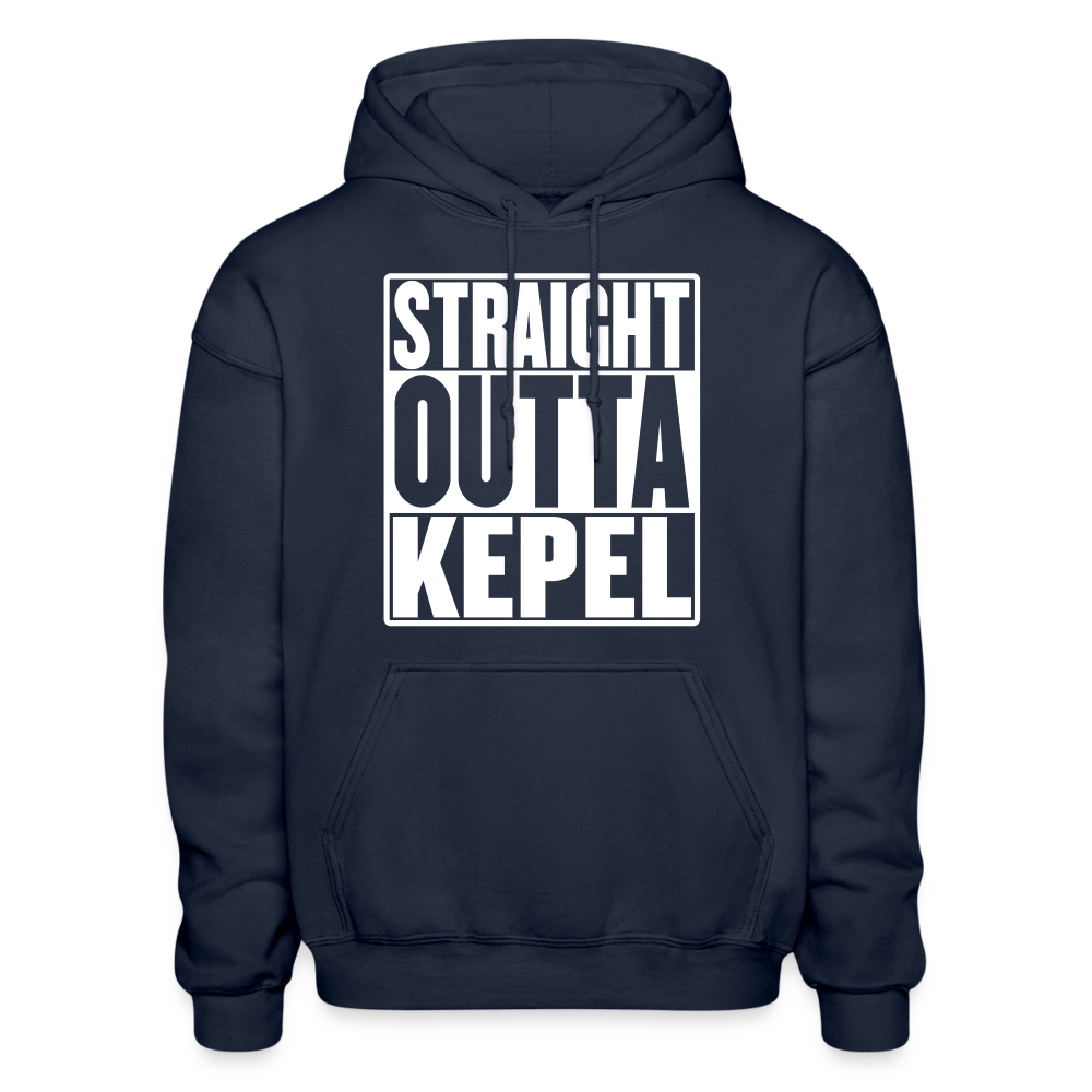Straight Outta Kepel Heavy Blend Adult Hoodie - navy