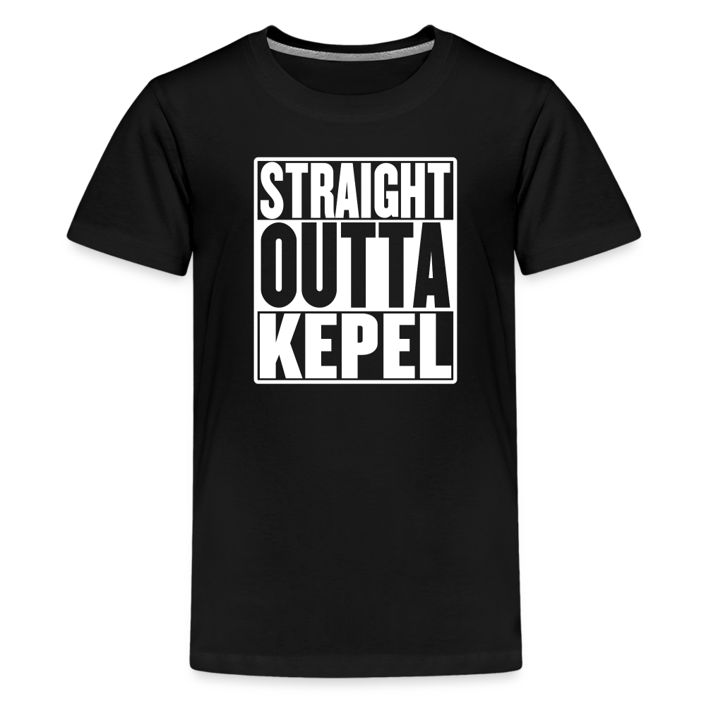 Straight Outta Kepel Kids' Premium T-Shirt - black