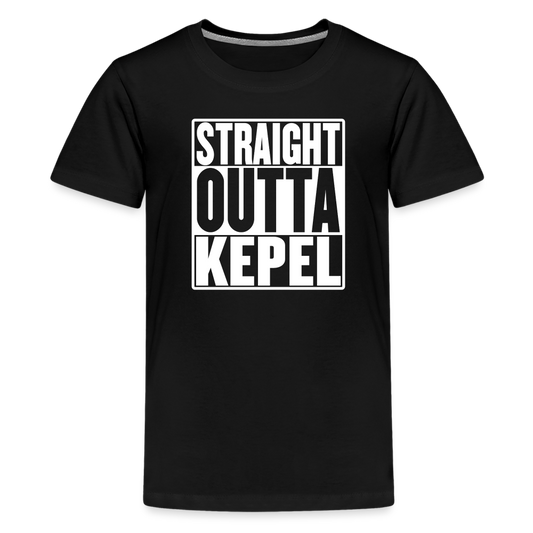 Straight Outta Kepel Kids' Premium T-Shirt - black