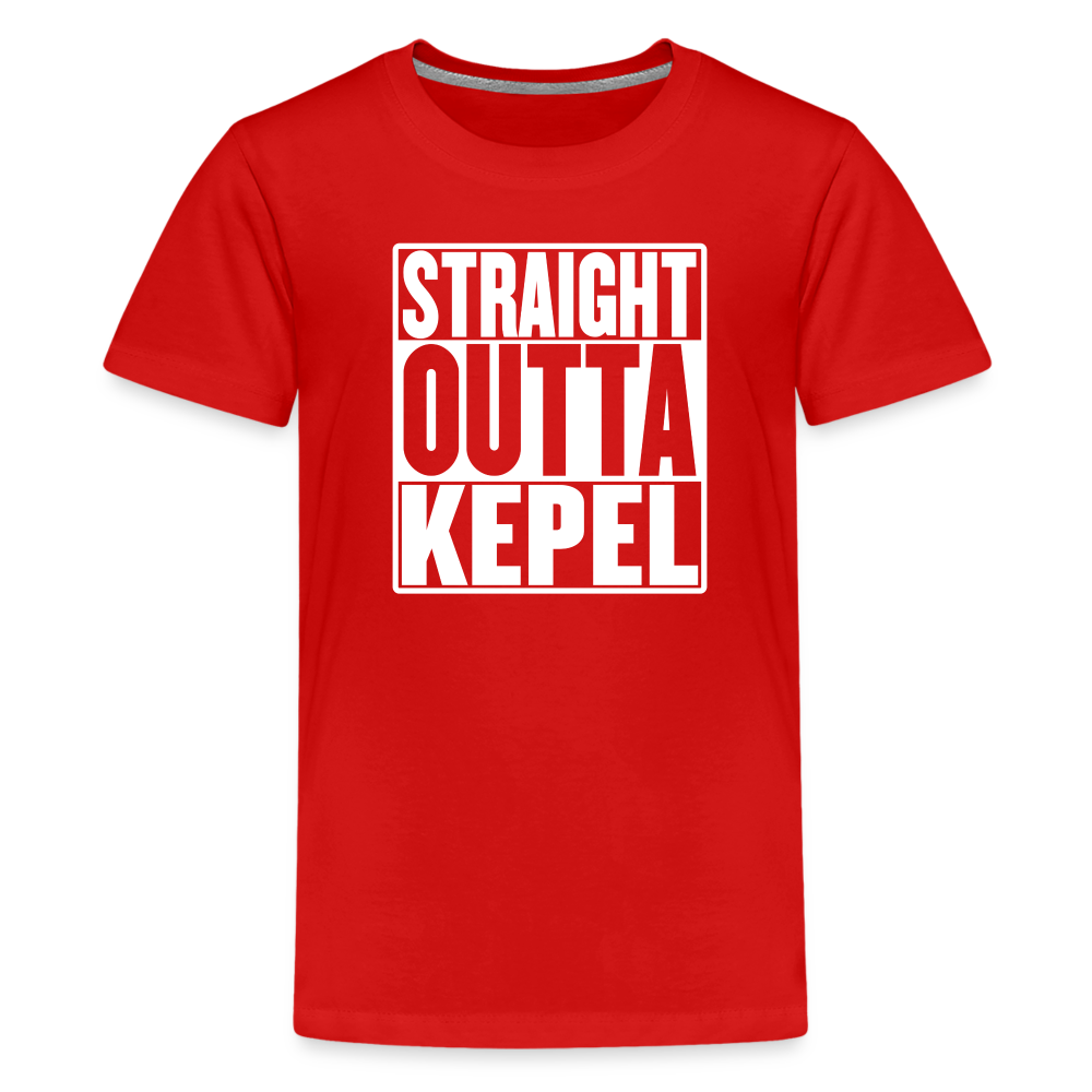 Straight Outta Kepel Kids' Premium T-Shirt - red