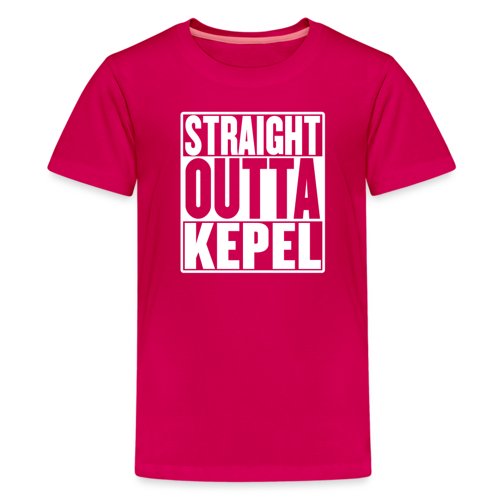 Straight Outta Kepel Kids' Premium T-Shirt - dark pink