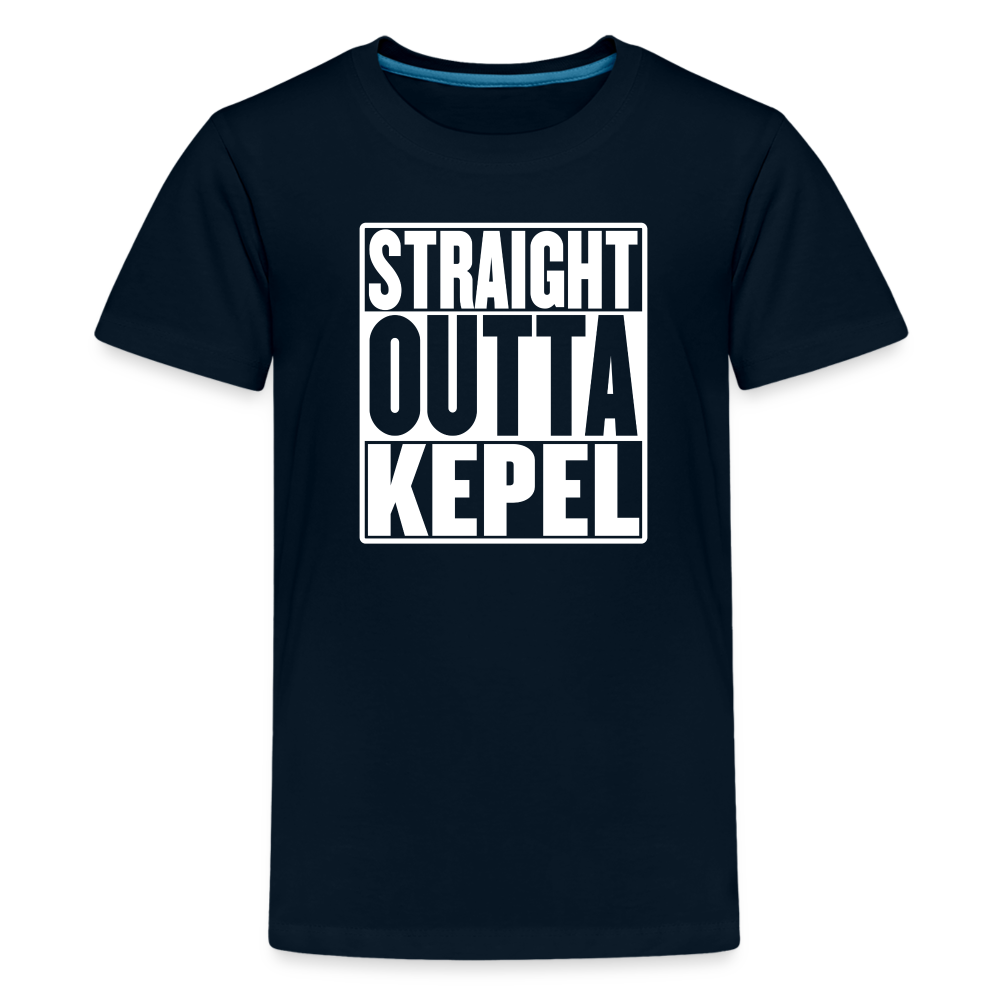 Straight Outta Kepel Kids' Premium T-Shirt - deep navy