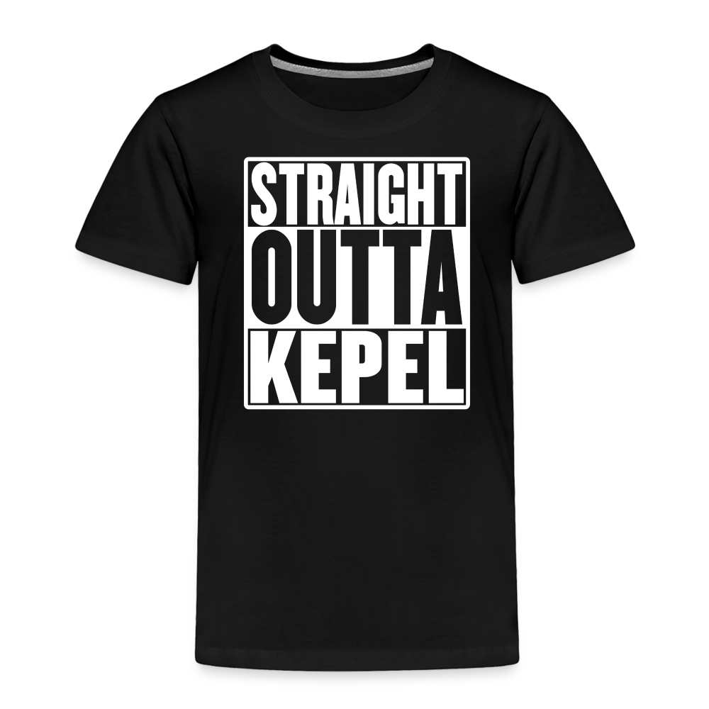 Straight Outta Kepel Toddler Premium T-Shirt - black