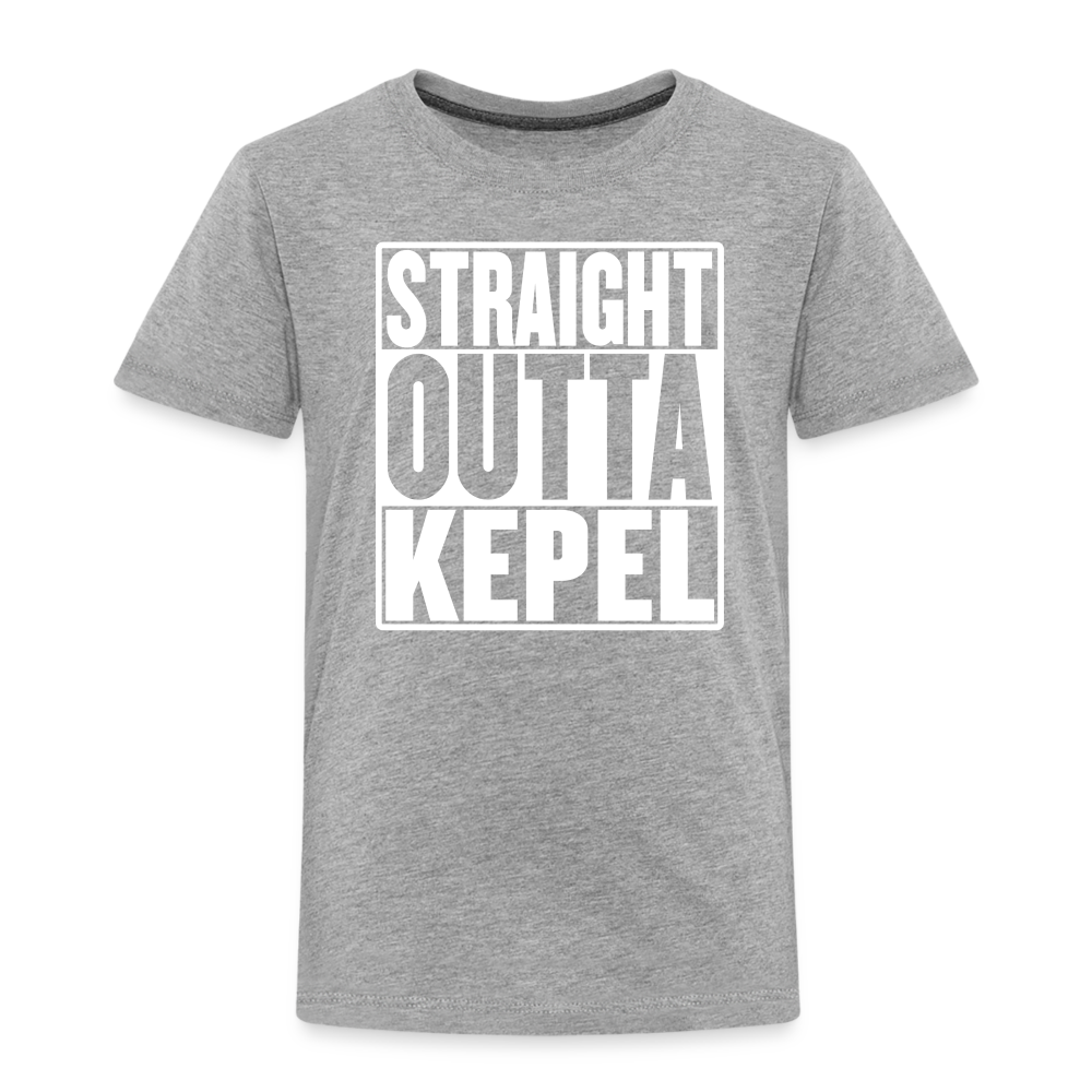 Straight Outta Kepel Toddler Premium T-Shirt - heather gray