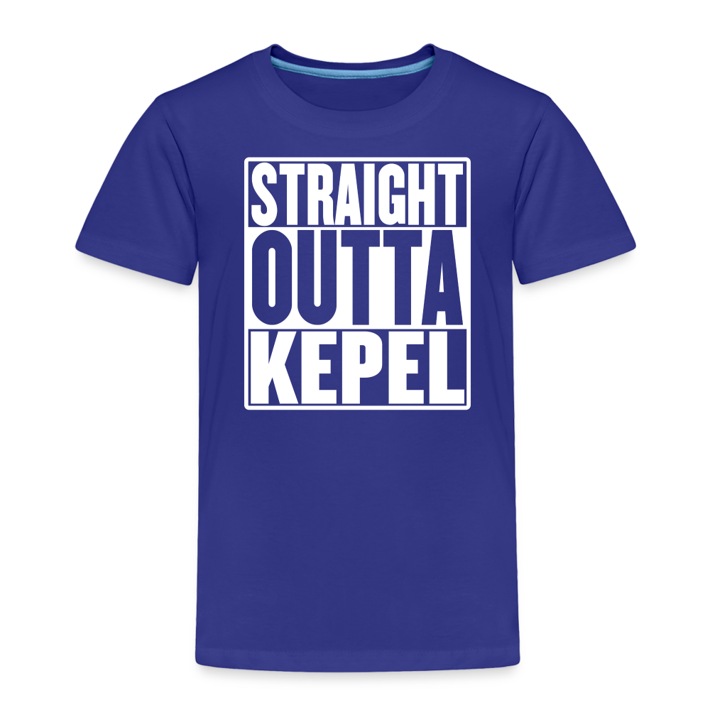 Straight Outta Kepel Toddler Premium T-Shirt - royal blue