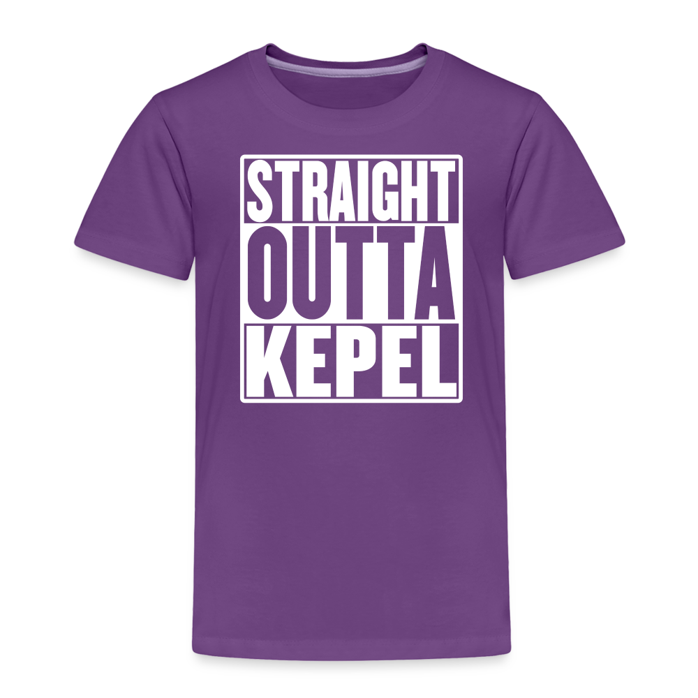 Straight Outta Kepel Toddler Premium T-Shirt - purple
