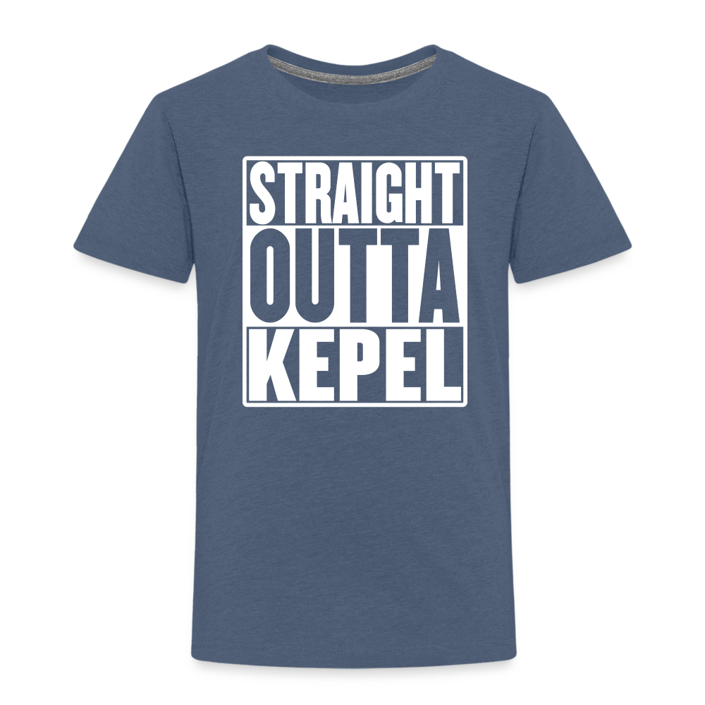 Straight Outta Kepel Toddler Premium T-Shirt - heather blue