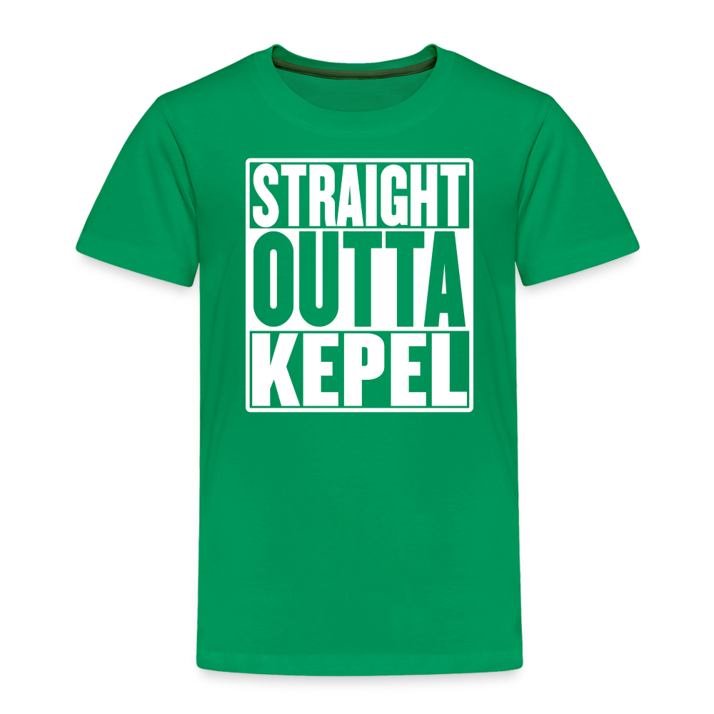 Straight Outta Kepel Toddler Premium T-Shirt - kelly green
