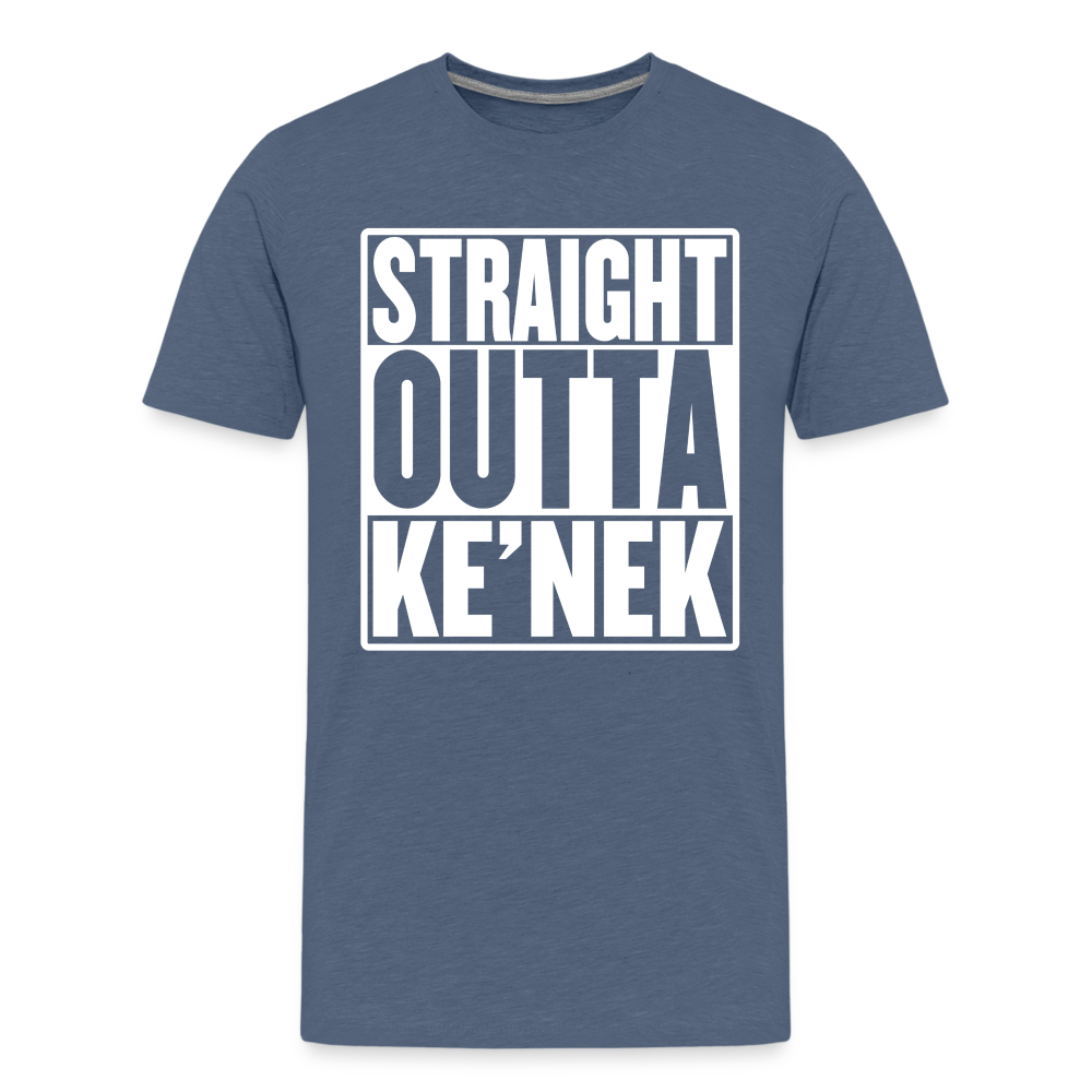 Straight Outta Ke’nek Kids' Premium T-Shirt - heather blue