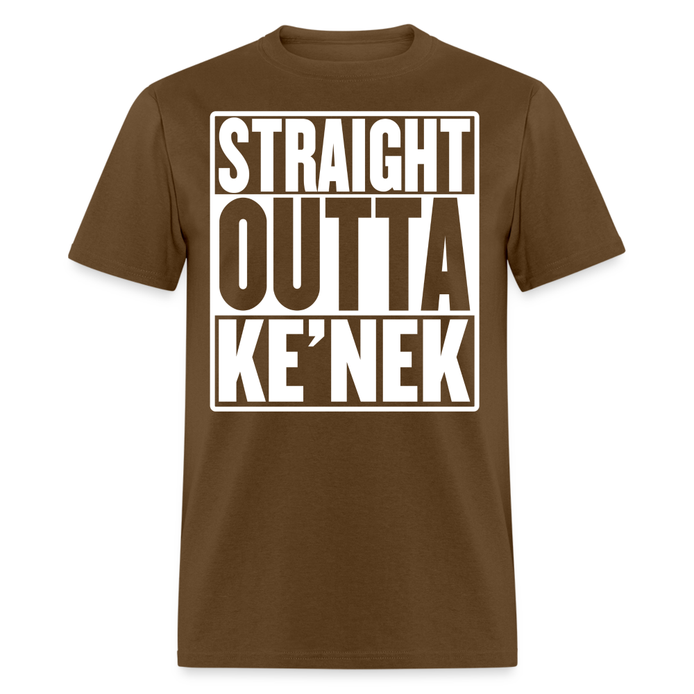 Straight Outta Ke’nek Unisex Classic T-Shirt - brown