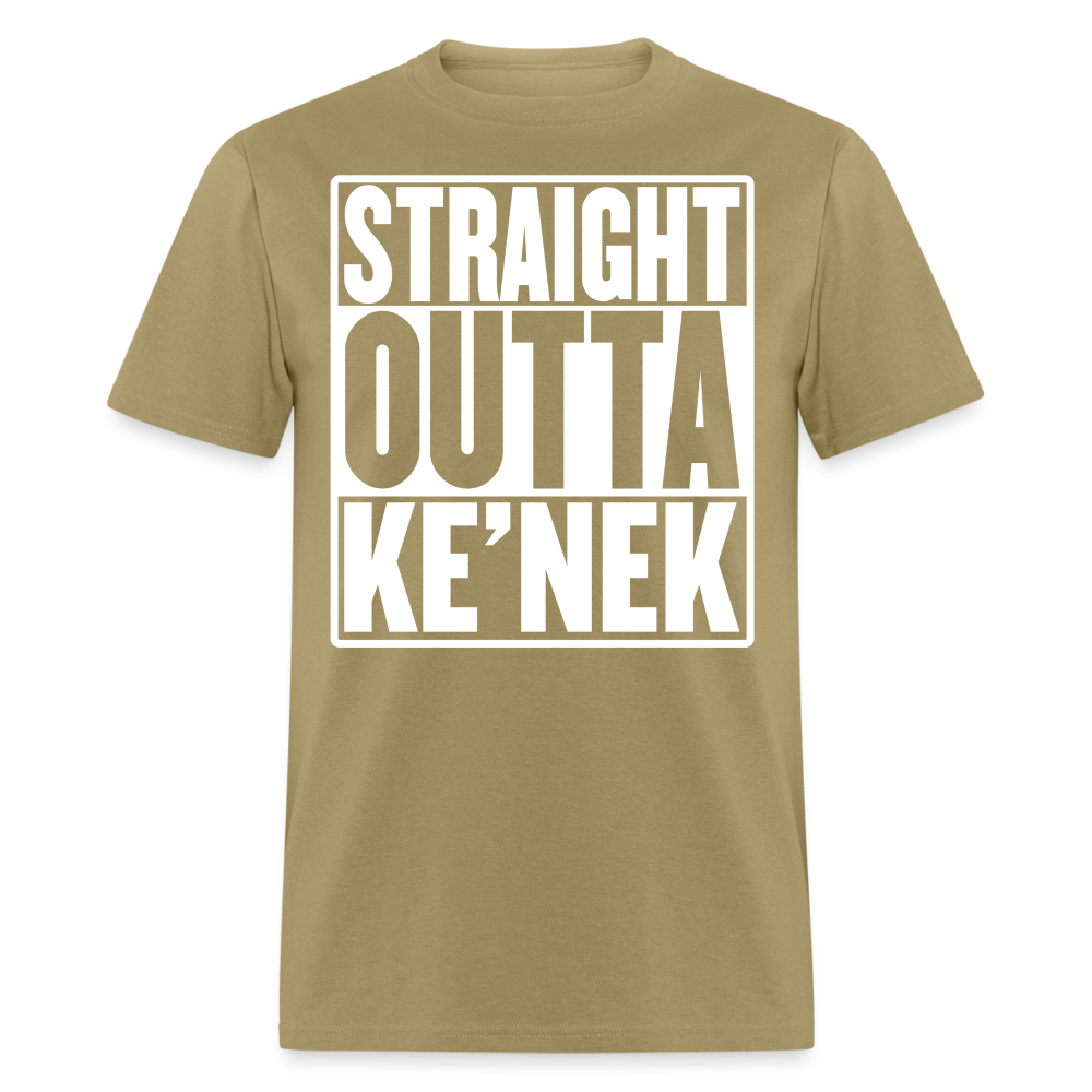 Straight Outta Ke’nek Unisex Classic T-Shirt - khaki
