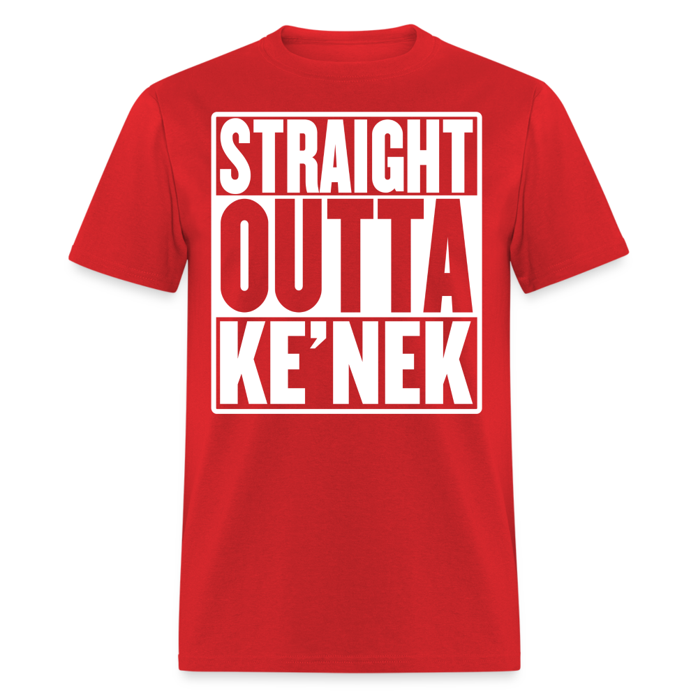 Straight Outta Ke’nek Unisex Classic T-Shirt - red